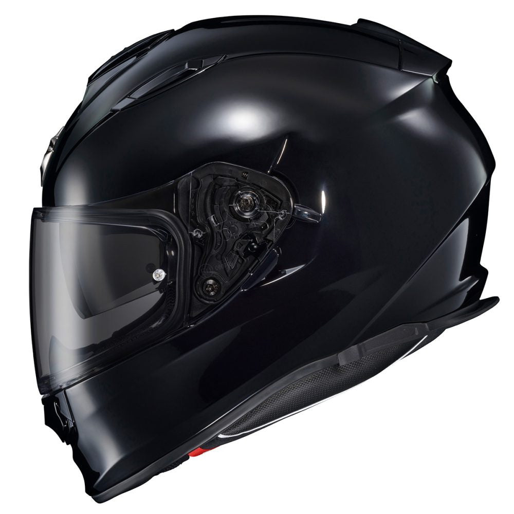 Scorpion-EXO-Ryzer-Solid-Full-Face-Motorcycle-Helmet-gloss-black-dark-smoke-shield
