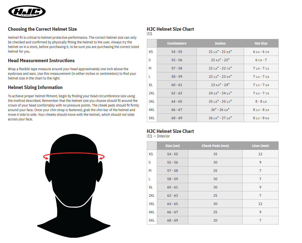 HJC i11 Instant Full Face Motorcycle Helmet
