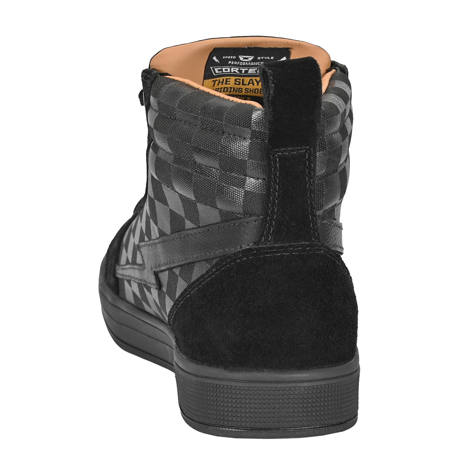 Cortech Men's Slayer Canvas Check Riding Shoes