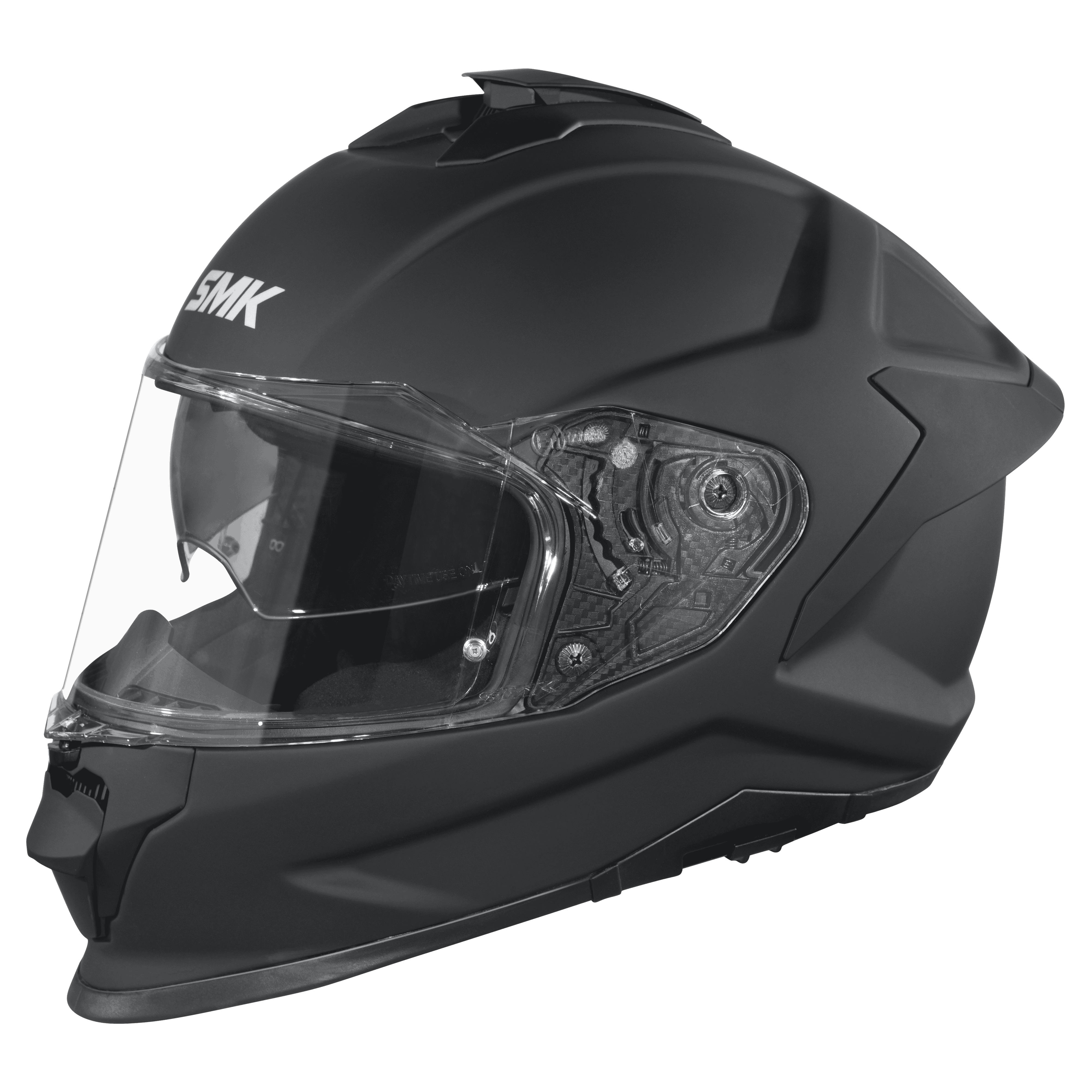 smk titan monocolor helmet - matt Black