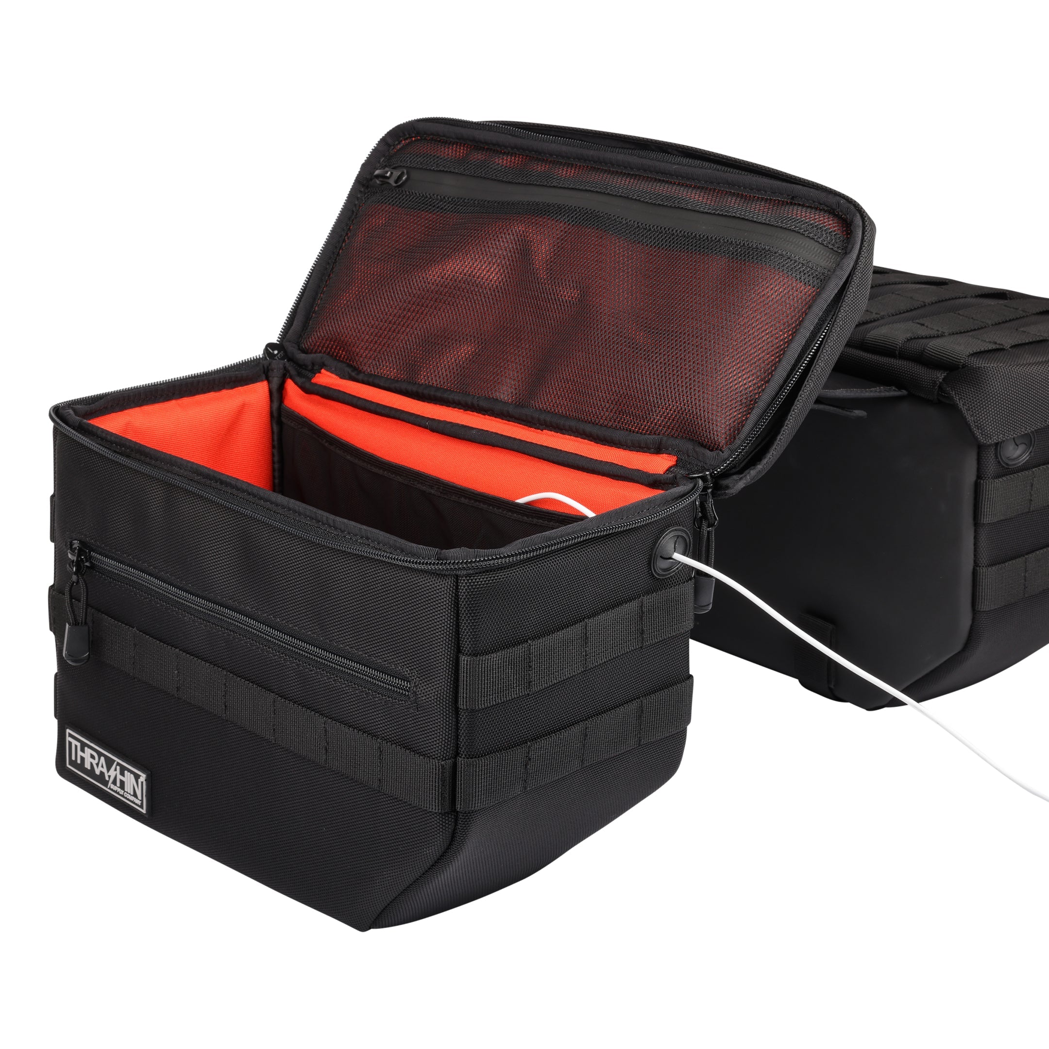 Thrashin Supply Escape Saddlebags | 18 Liter Motorcycle Saddlebags