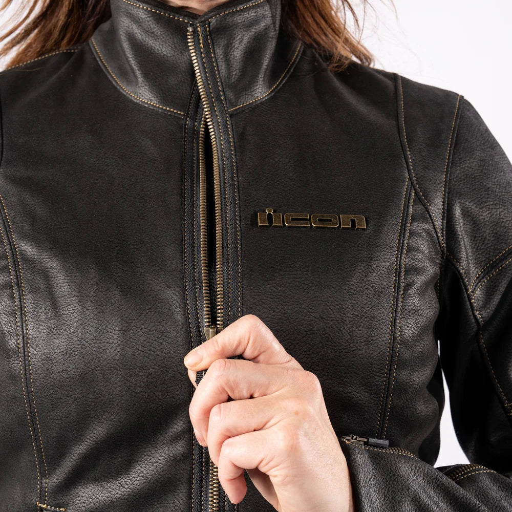 Icon Women's Tuscadero 3 Motorcycle Riding Jacket