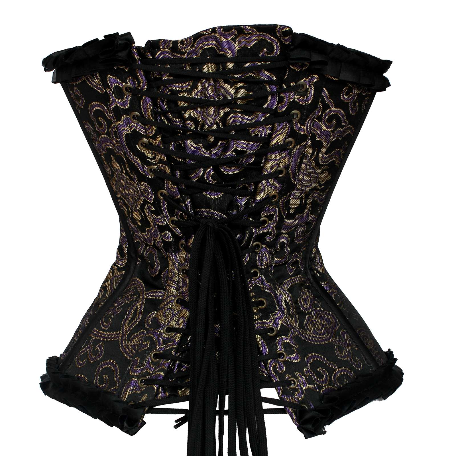 Women's Luxurious Brocade Steel Boned Waist Trainer Corset