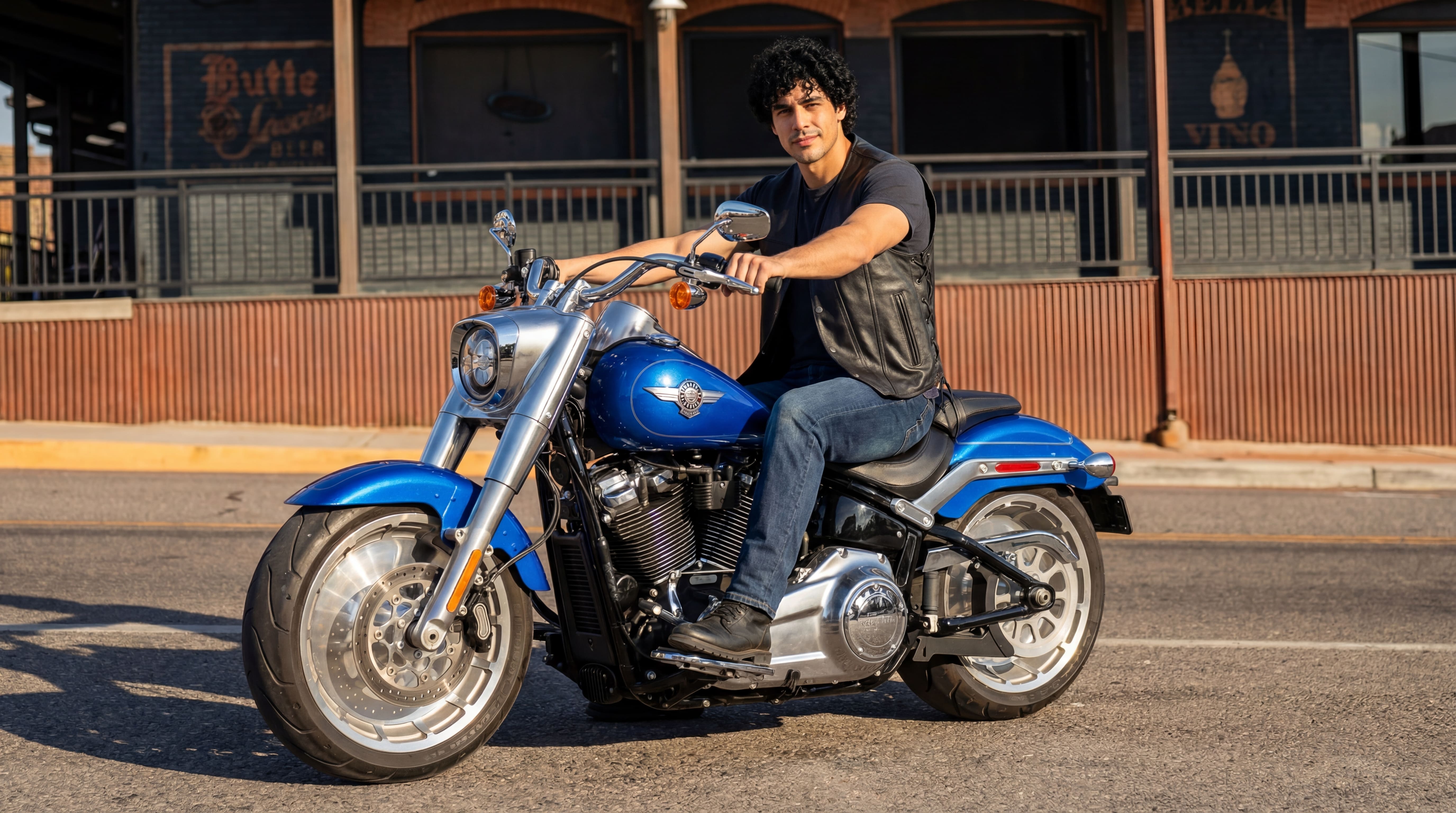 Vance Leather Gambler Style Premium Cowhide Leather Vest - lifestyle Image