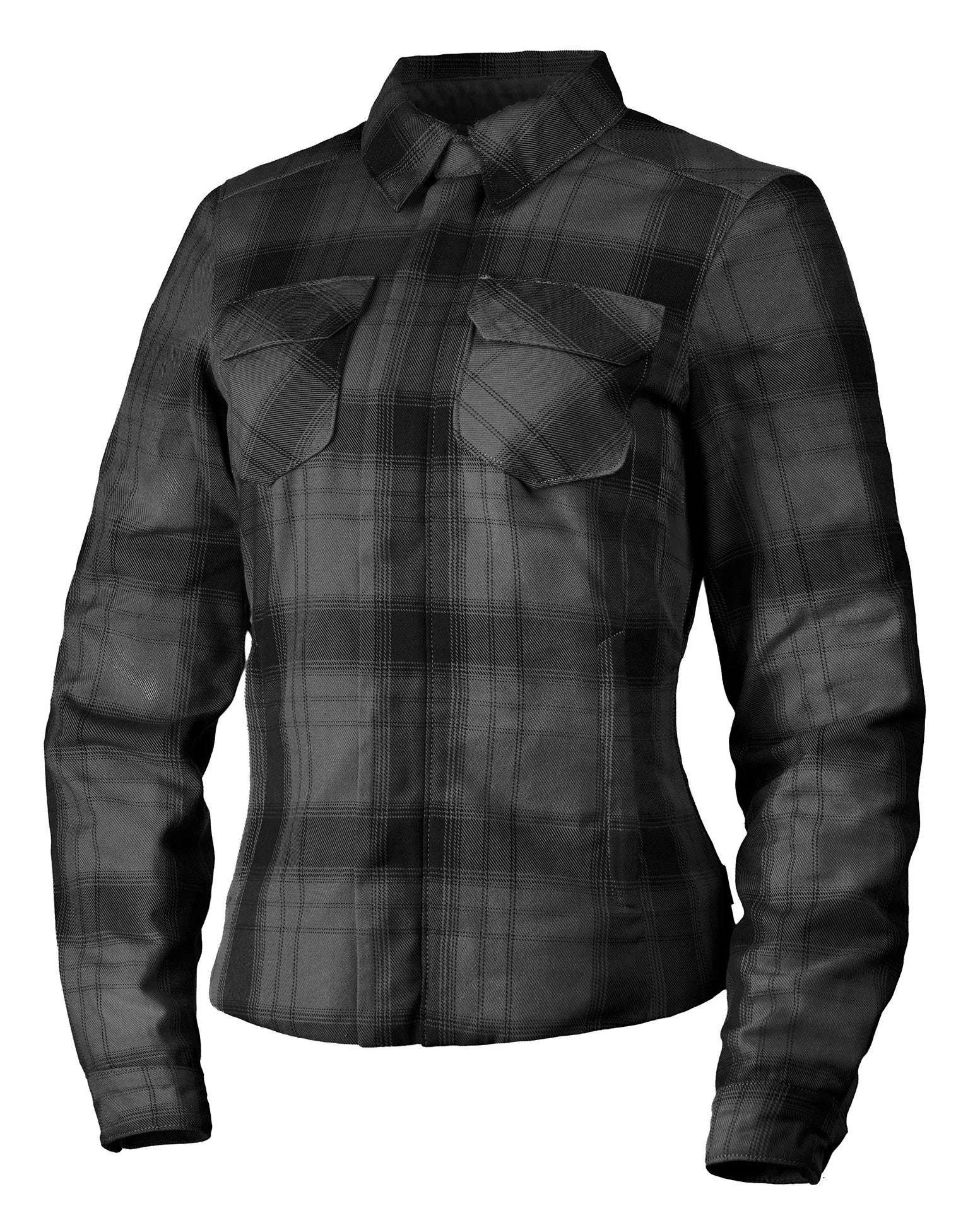 Icon Women's Fallblock Armored Motorcycle Flannel Shirt