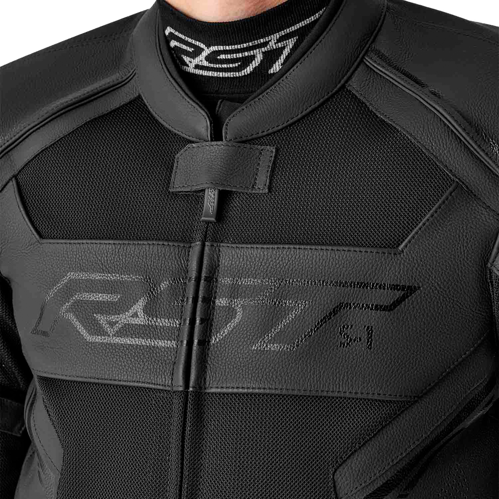 RST Moto Men's S1 D3O Mesh Leather Motorcycle Jacket