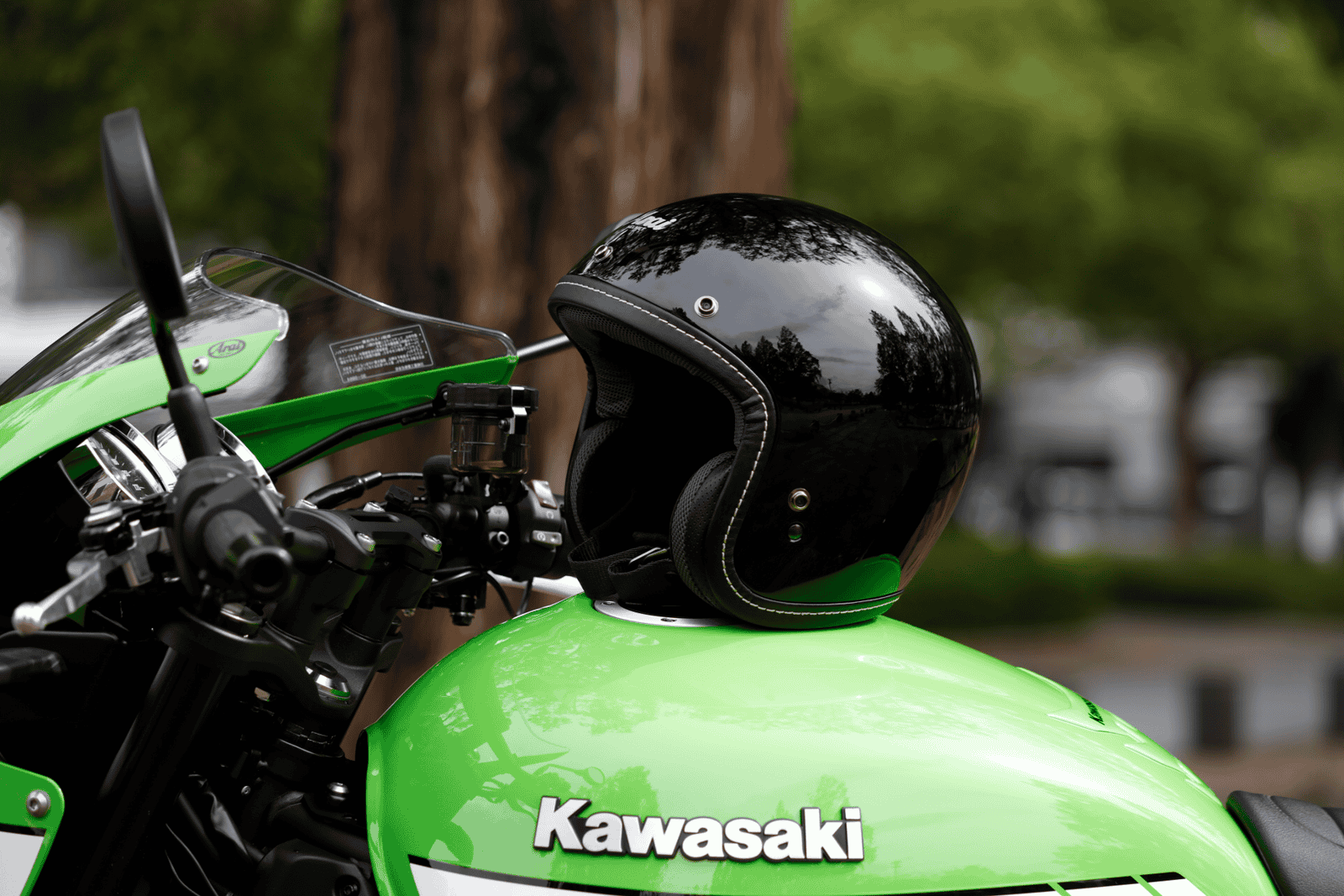 Arai Classic-V Solid Open Face Motorcycle Helmet