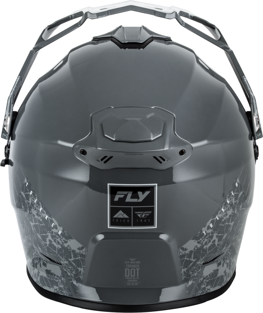Fly Racing Trekker Granite Grey Motorcycle Helmet