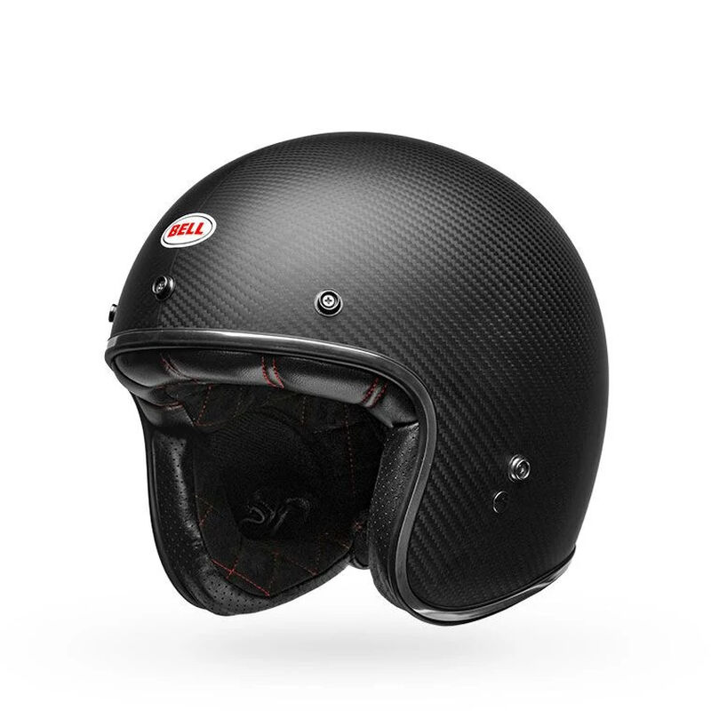 Bell Custom 500 Carbon Open Face Motorcycle Helmet