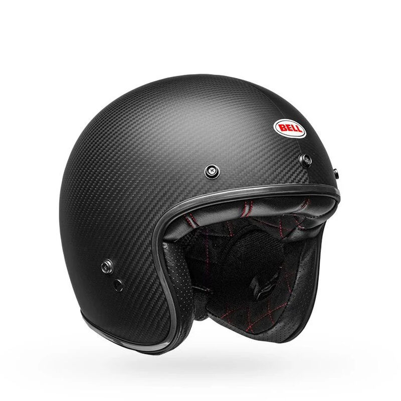 Bell Custom 500 Carbon Open Face Motorcycle Helmet