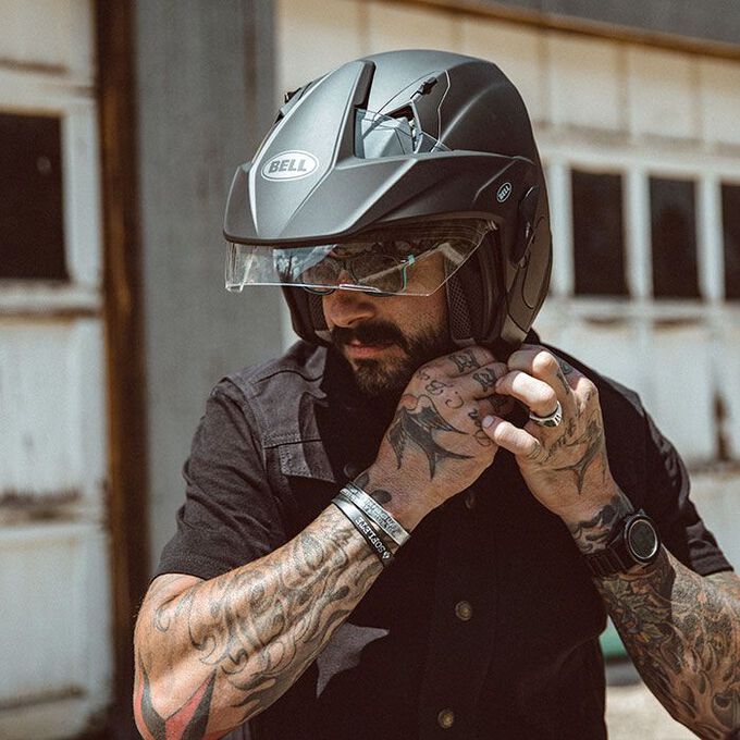 Bell Mag-9 Solid Open Face Motorcycle Helmet