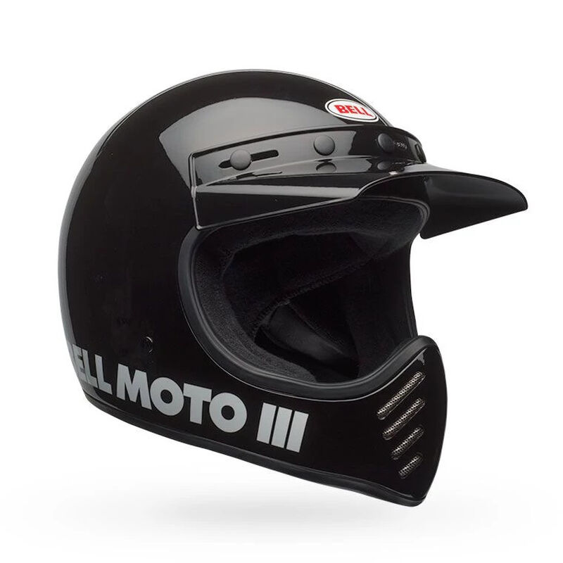 Bell Moto-3 Classic Solid Full Face Motorcycle Helmet