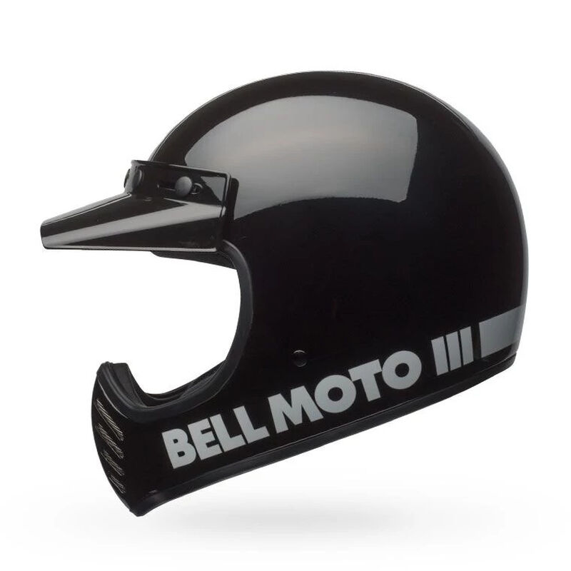 Bell Moto-3 Classic Solid Full Face Motorcycle Helmet