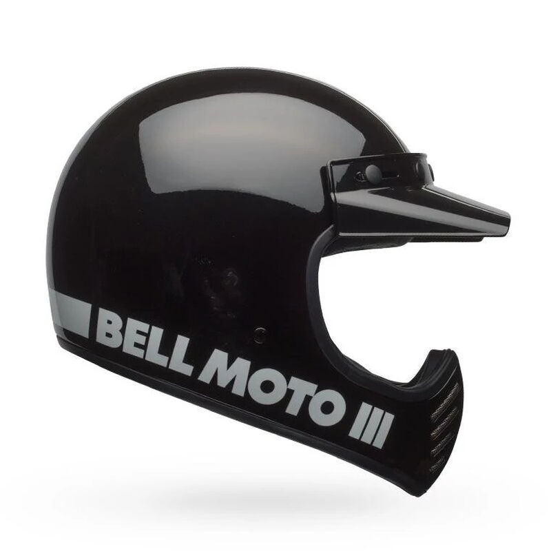 Bell Moto-3 Classic Solid Full Face Motorcycle Helmet