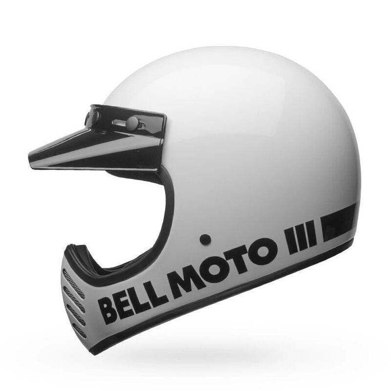 Bell Moto-3 Classic Solid Full Face Motorcycle Helmet