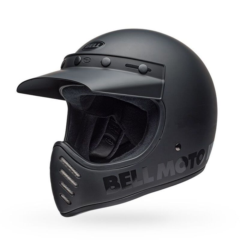 Bell Moto-3 Classic Solid Full Face Motorcycle Helmet