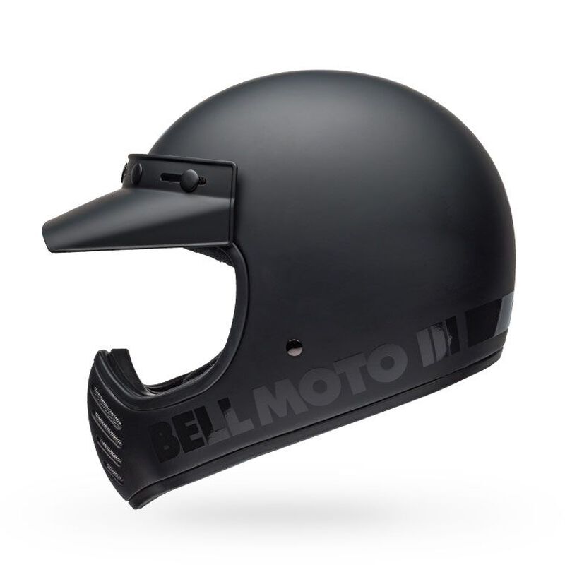 Bell Moto-3 Classic Solid Full Face Motorcycle Helmet