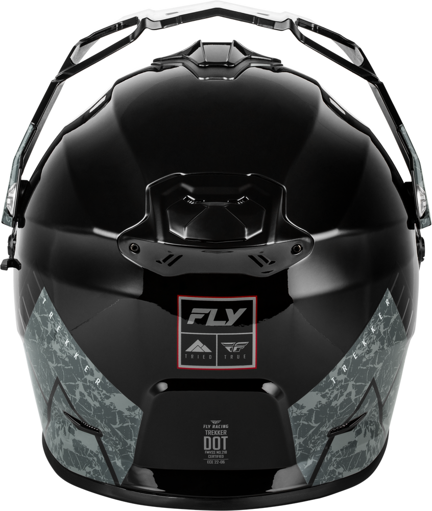 Fly Racing Trekker Granite Black Motorcycle Helmet