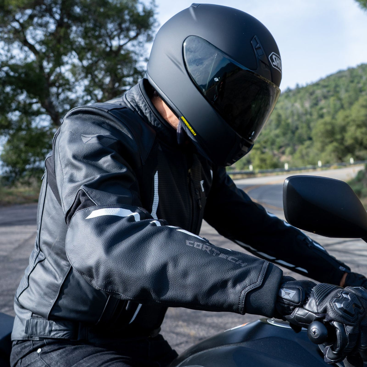 Cortech Men's Chicane 2.0 Leather Motorcycle Jacket