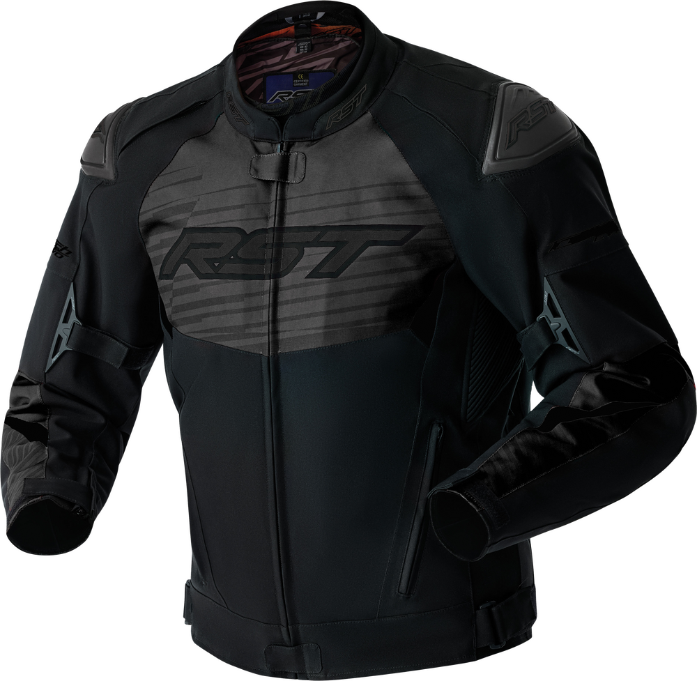 RST Moto Men's Tractech Evo D3O Textile Motorcycle Jacket - Black