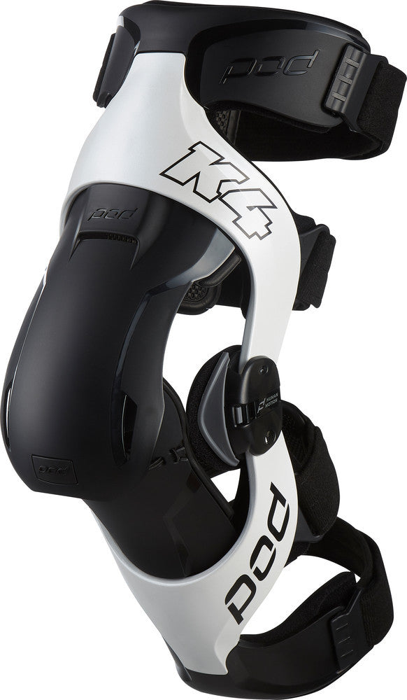 pod-k4-v2-0-white-black-knee-brace-side-view