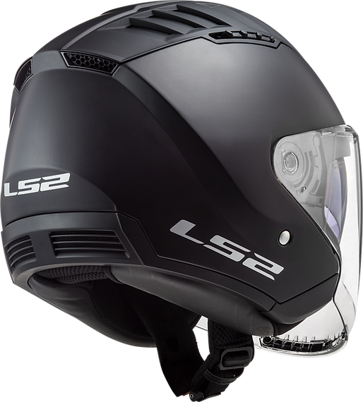 LS2 Copter Solid Open Face Motorcycle Helmet