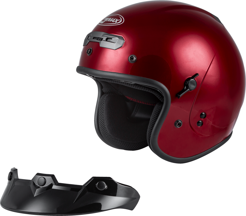 Gmax GM-32 Solid Open Face Motorcycle Helmet