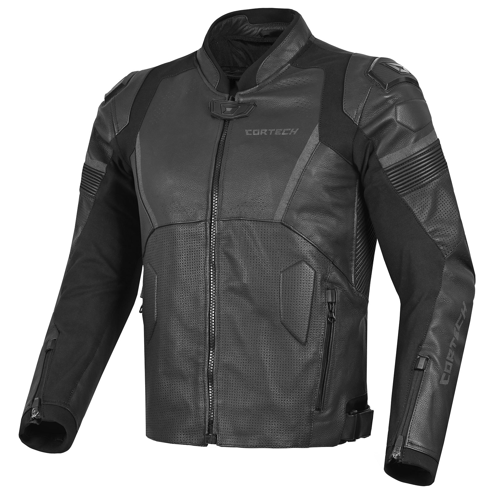 Cortech Men's Revo Leather Motorcycle Jacket