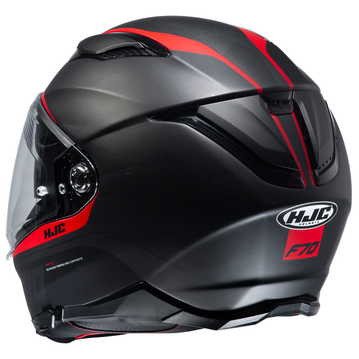 HJC F70 Feron Helmet-Black/Red