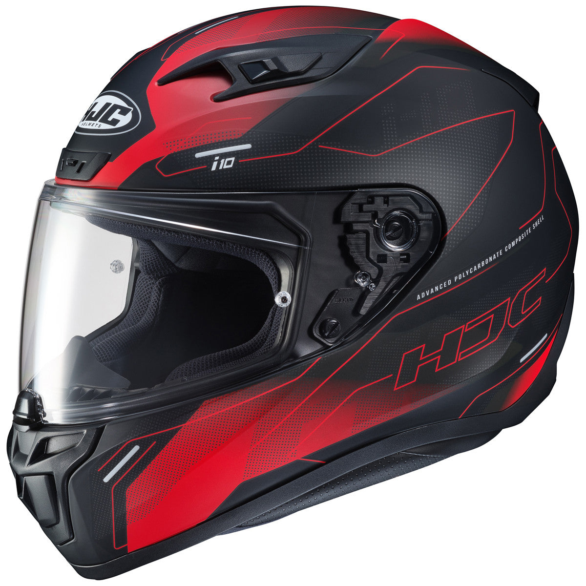 HJC i10 Taze Helmet-Black/Red