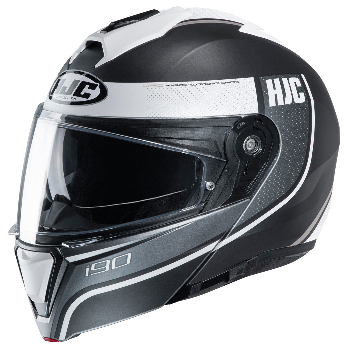 HJC i90 Davan Modular Helmet-Black/White