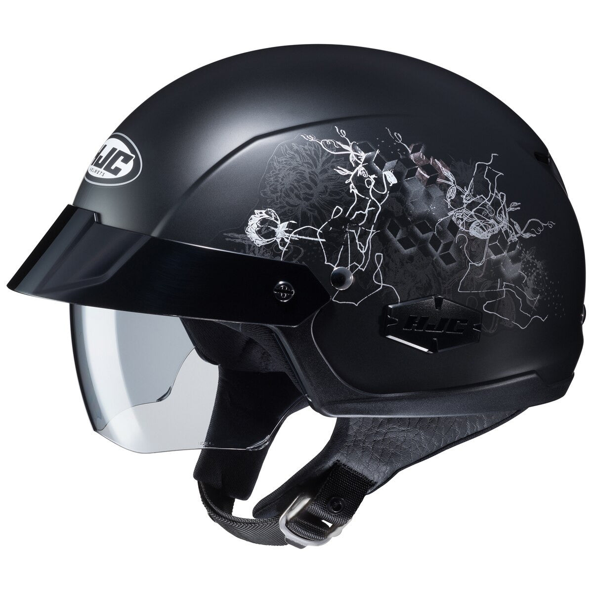 HJC Women's IS-Cruiser Amor Half Helmet - Matte Black