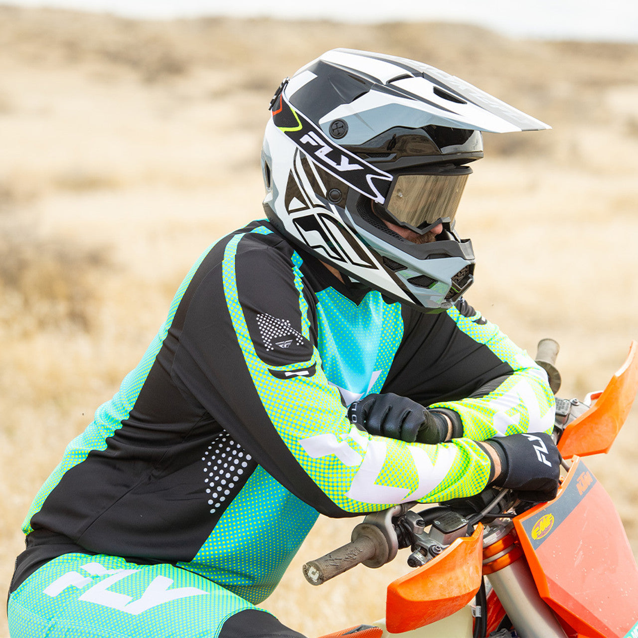 Fly Racing Kinetic Crest MX Motorcycle Helmet