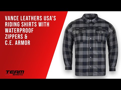 vance-leathers-usas-riding-shirts-with-waterproof-zippers-c-e-armor-video