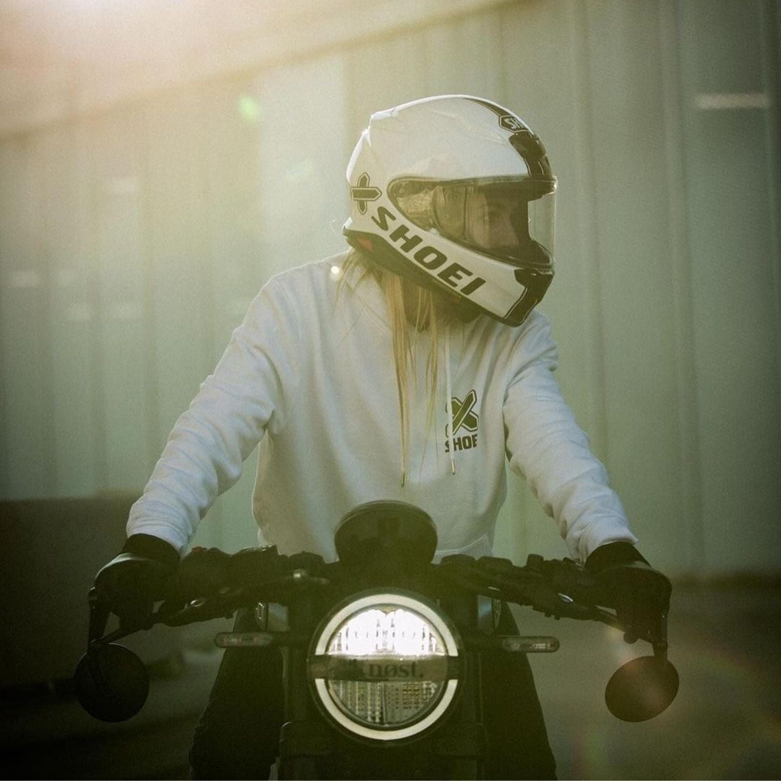 Shoei RF-1400 Ideograph Helmet - White - Pic 2