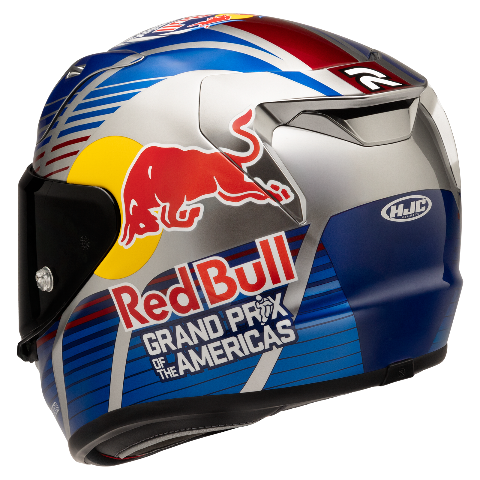HJC RPHA 12N Red Bull Austin GP 2 Full Face Motorcycle Helmet