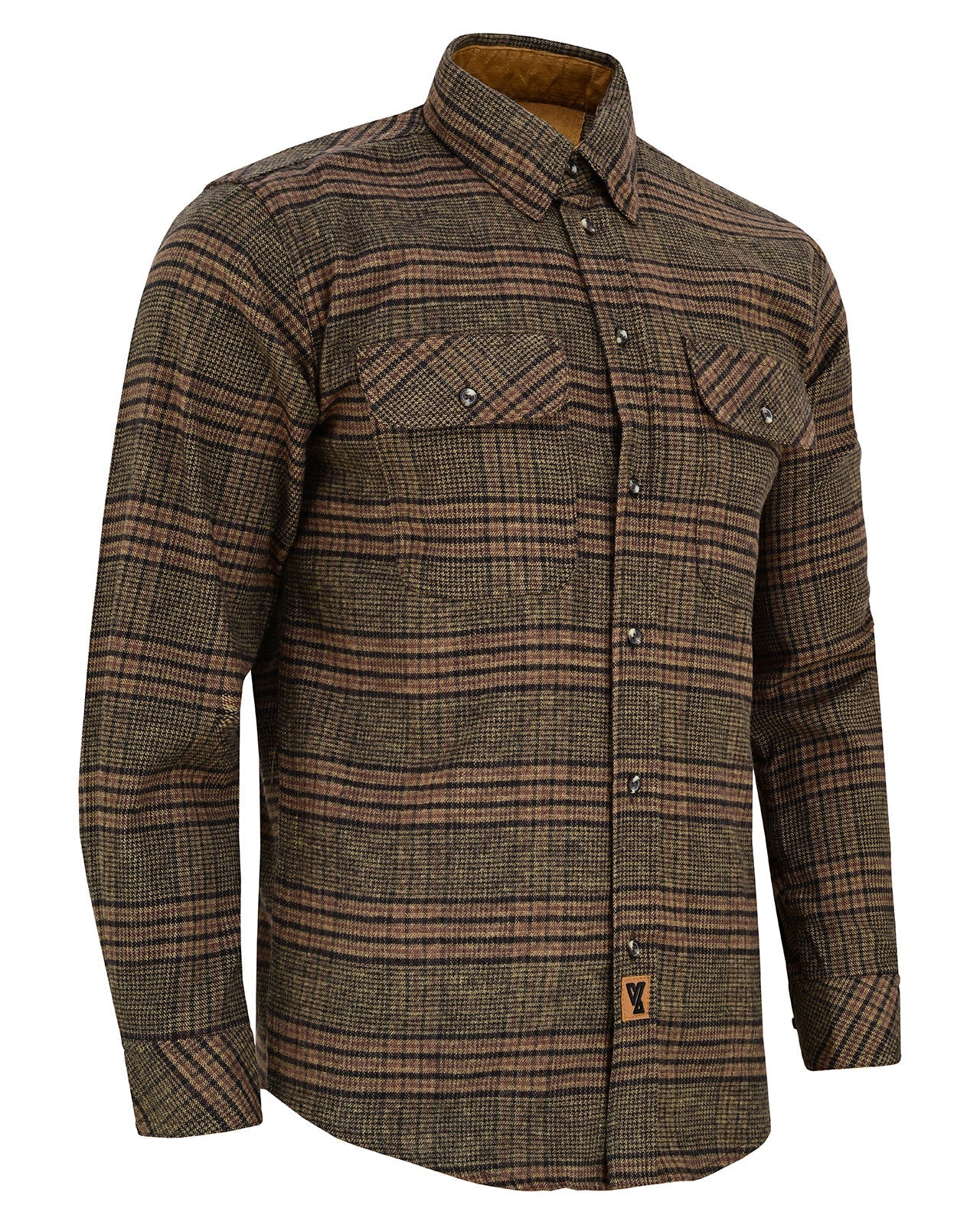 sequoia-mens-long-sleeve-plaid-button-down-casual-flannel-shirt-corduroy-cuffs-main
