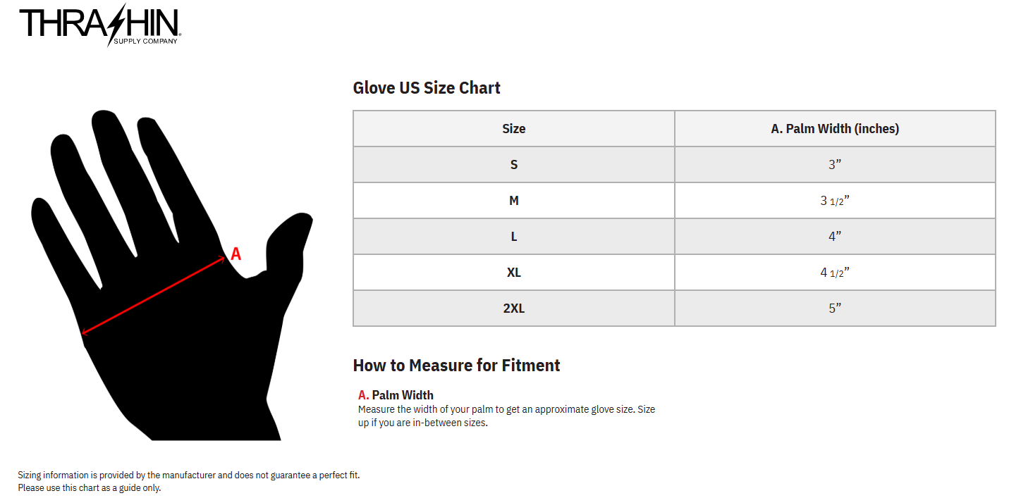 Thrashin Supply Men's Mission Waterproof Motorcycle Gloves