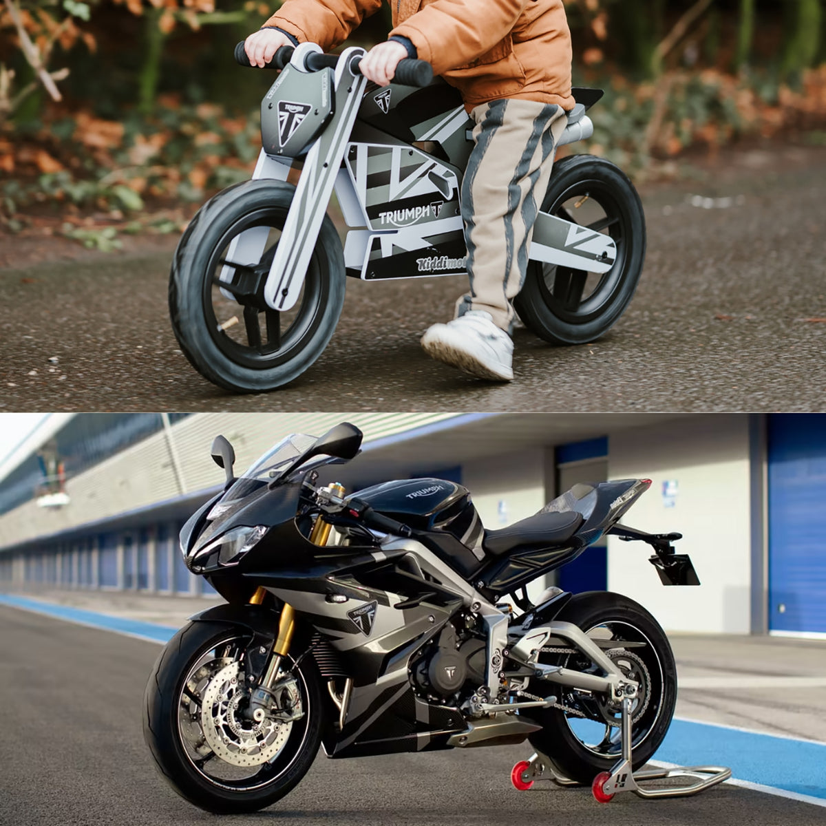 Kiddimoto Triumph Daytona 765 Balance Bike For Kids