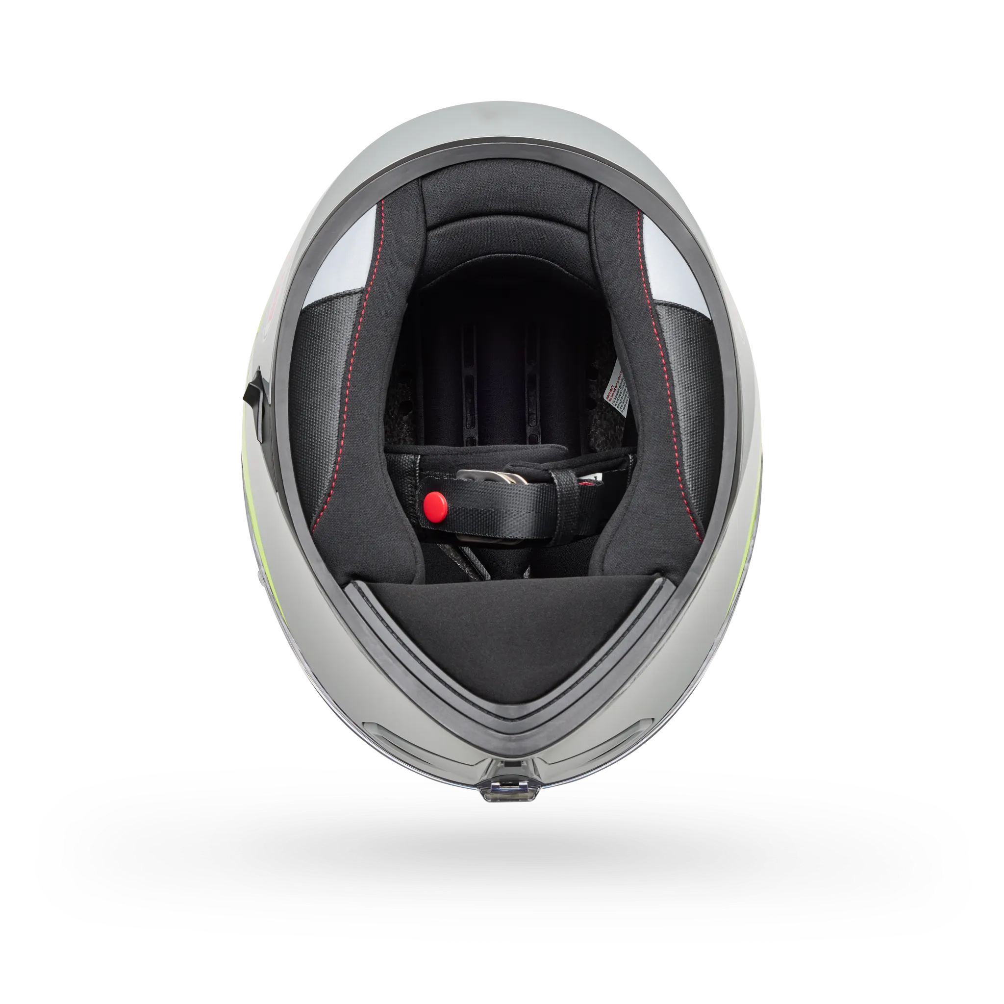 Bell Lithium Motion Full Face Motorcycle Helmet - Gray/Green - Bottom View