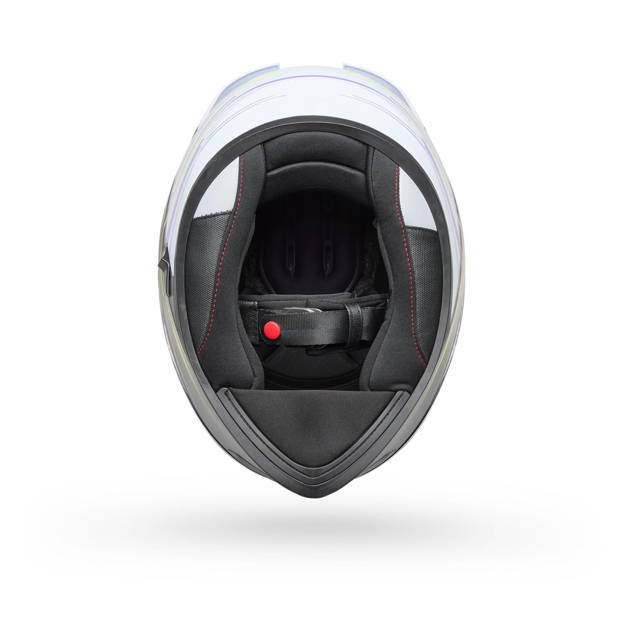 Bell Lithium Velo Full Face Motorcycle Helmet - Black/Yellow - Bottom View