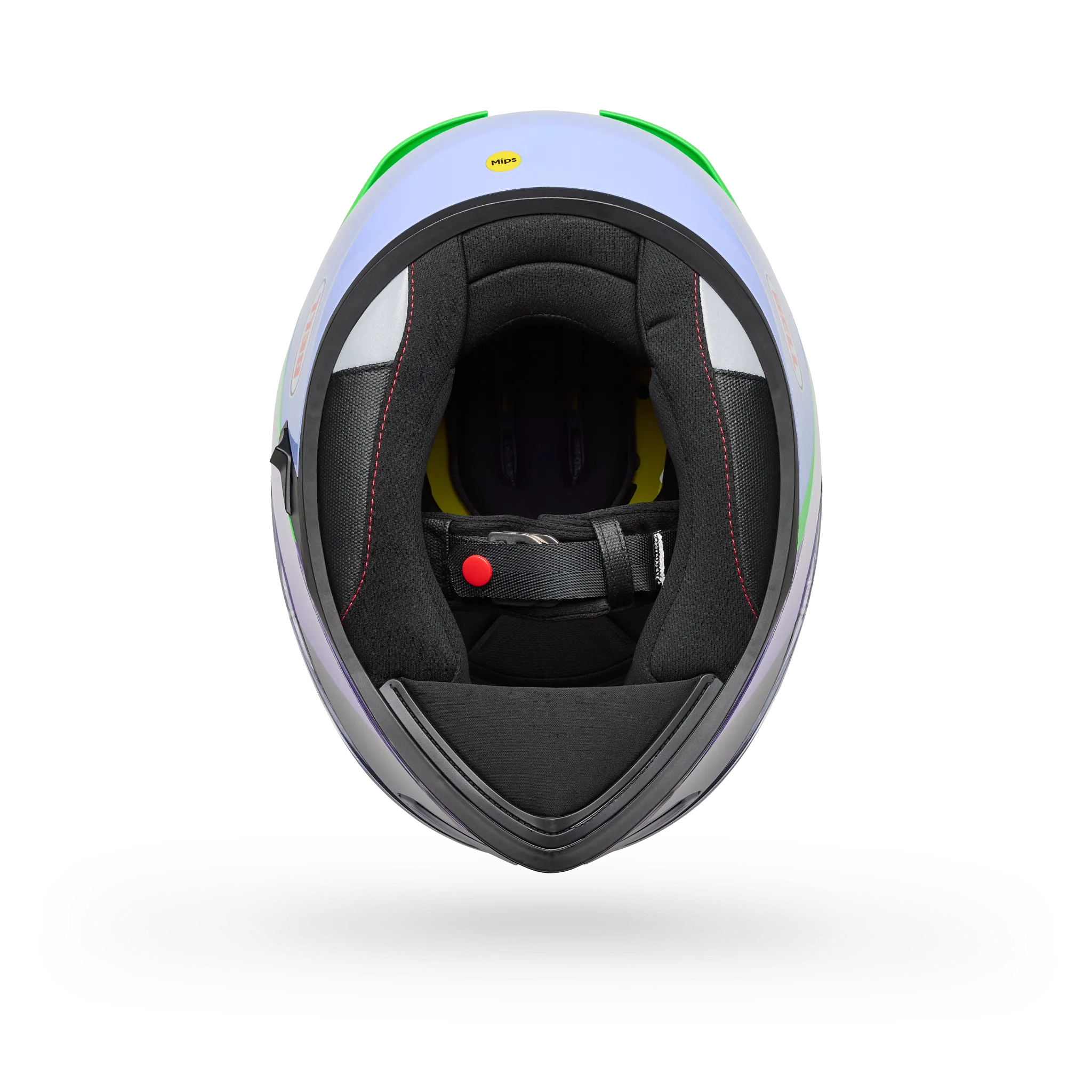 Bell Lithium Mips Bash Full Face Motorcycle Helmet - Purple - Bottom View