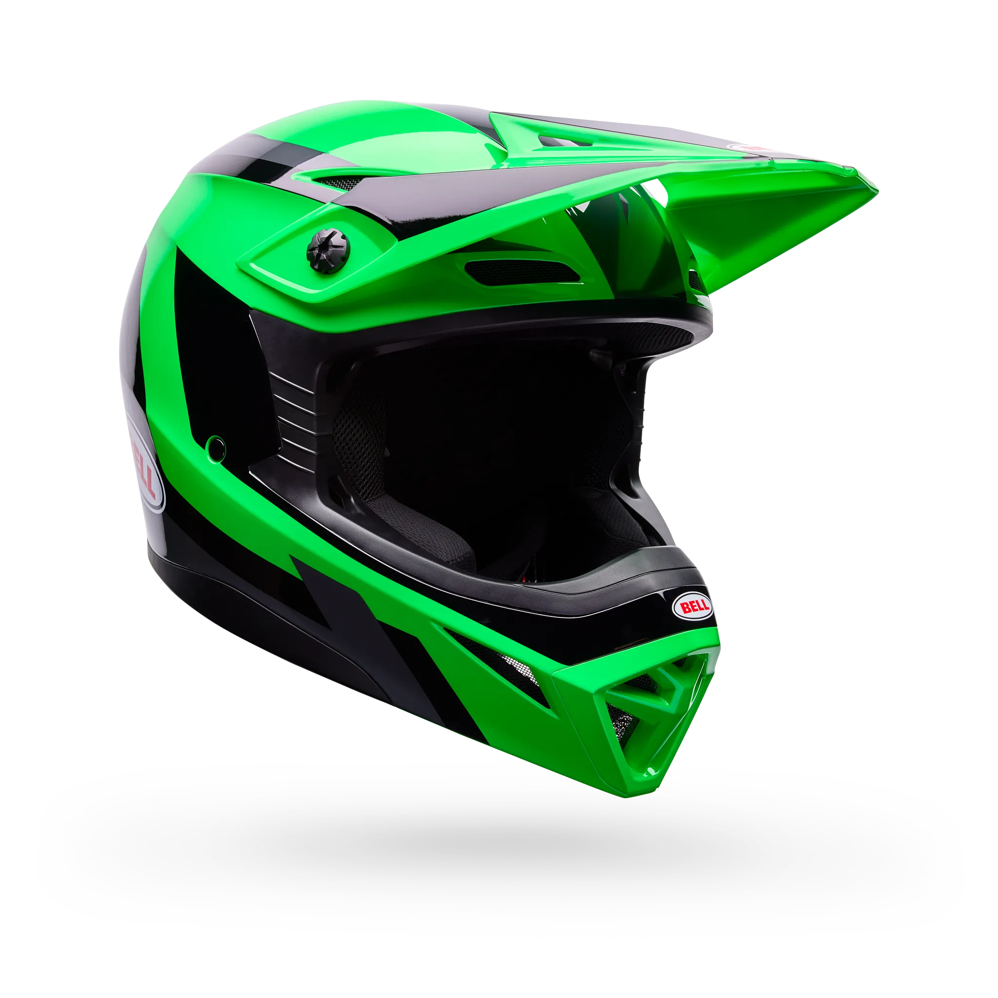 Bell MX-10 Mips Dyno Motorcycle Helmet - Green/Grey - Main