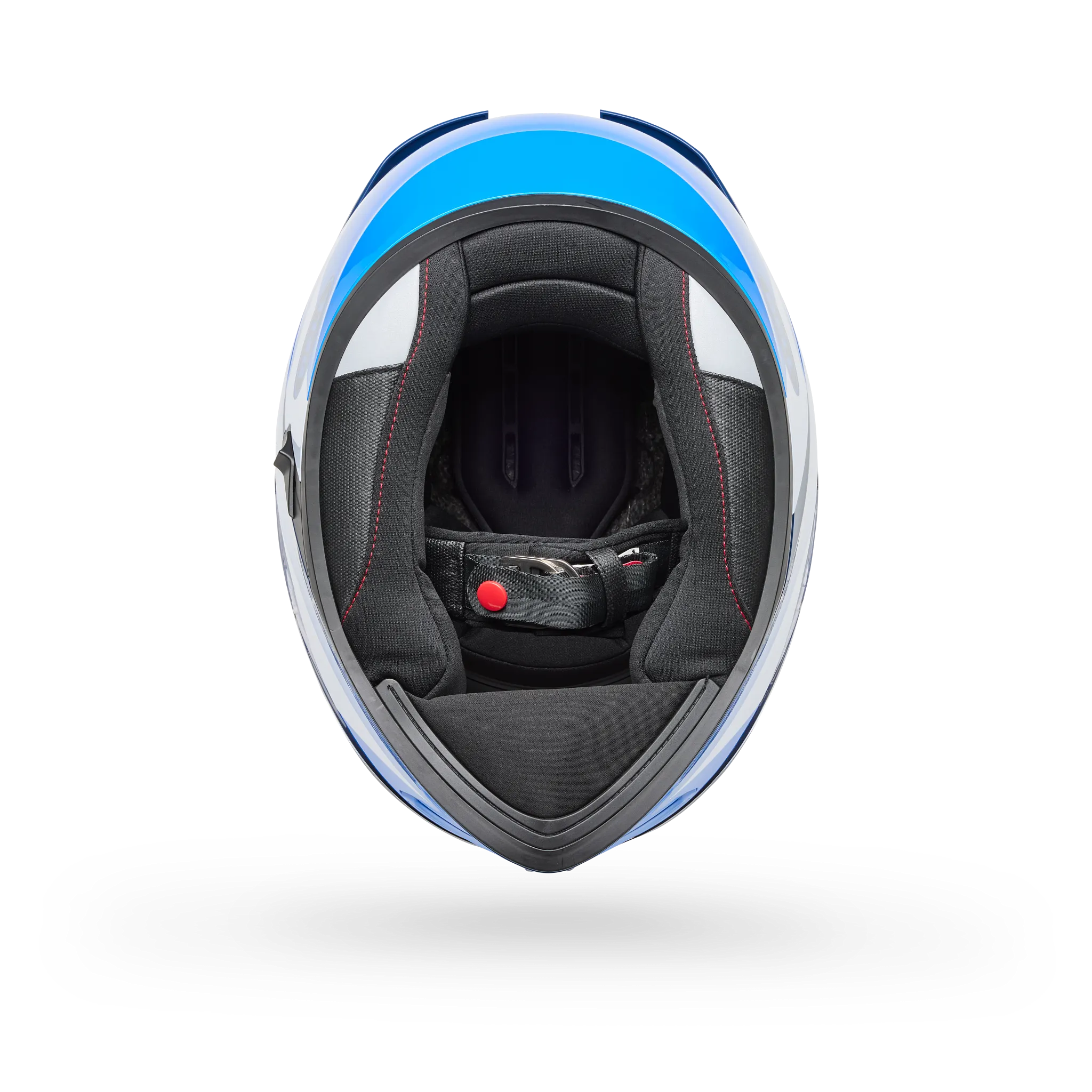 Bell Lithium Flip Full Face Motorcycle Helmet - Blue - Bottom View