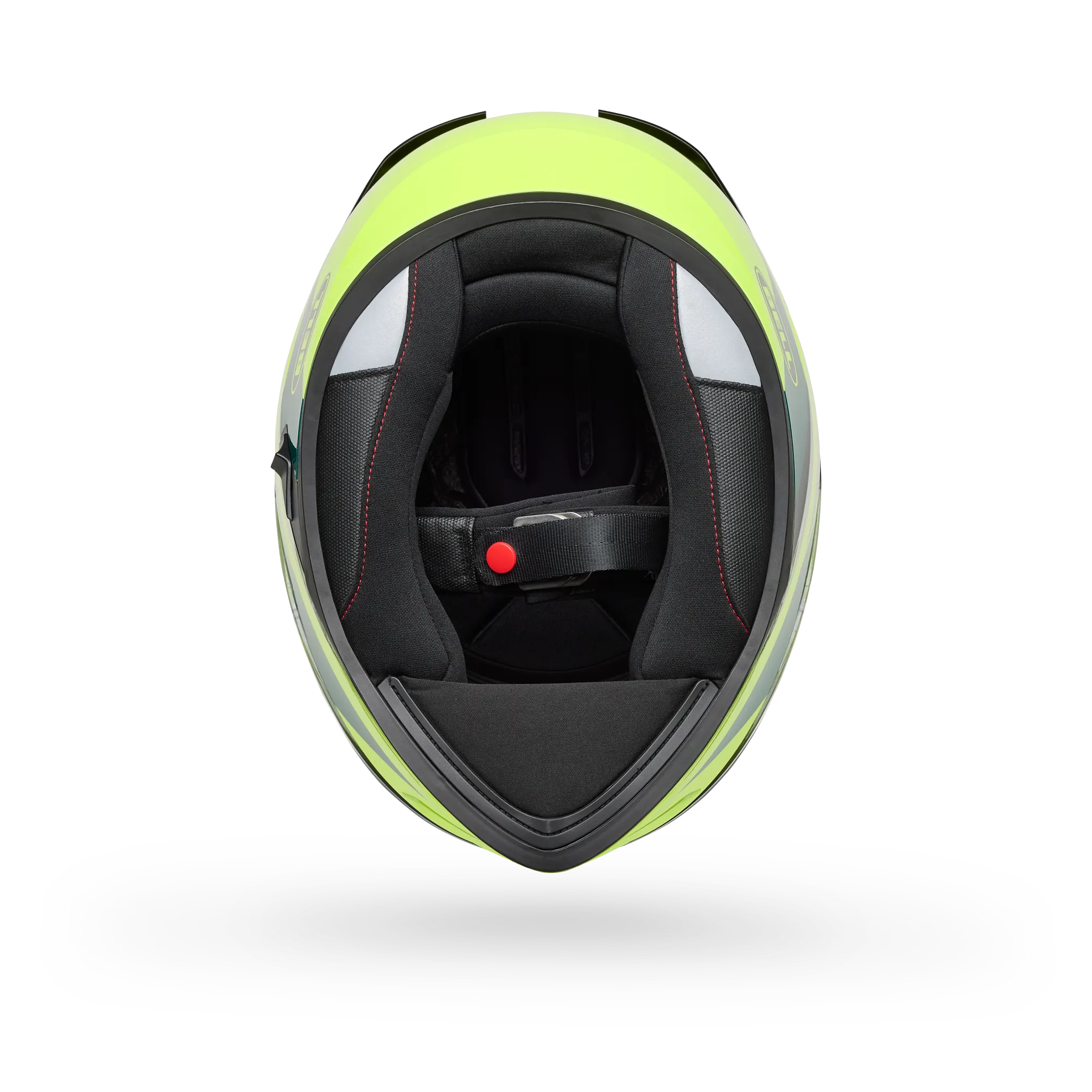 Bell Lithium Flip Full Face Motorcycle Helmet - Yellow - Bottom View