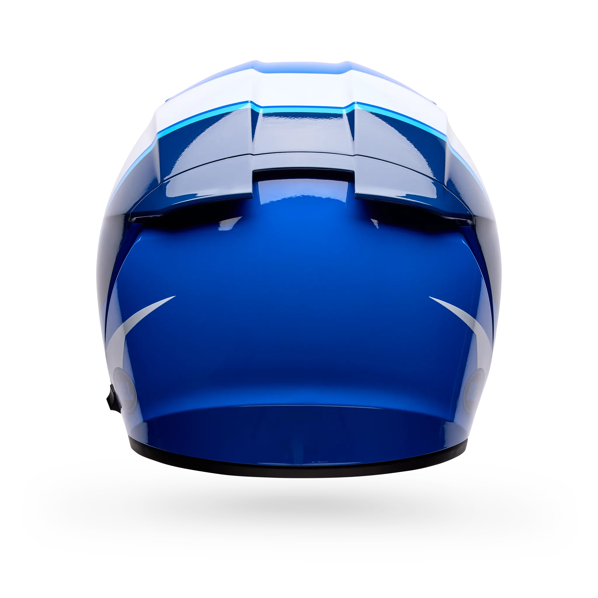 Bell Lithium Flip Full Face Motorcycle Helmet - Blue - Back View
