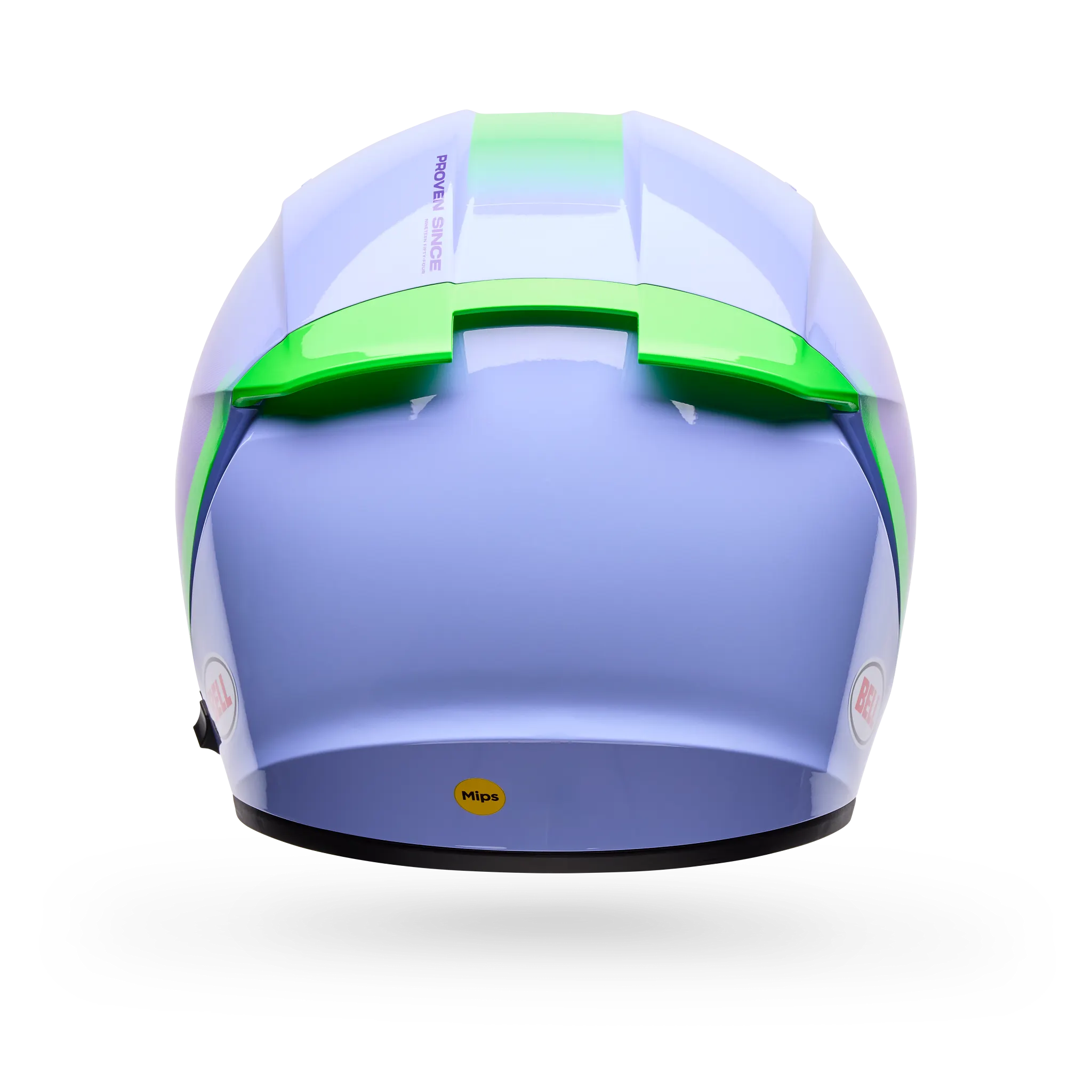 Bell Lithium Mips Bash Full Face Motorcycle Helmet - Purple - Back View