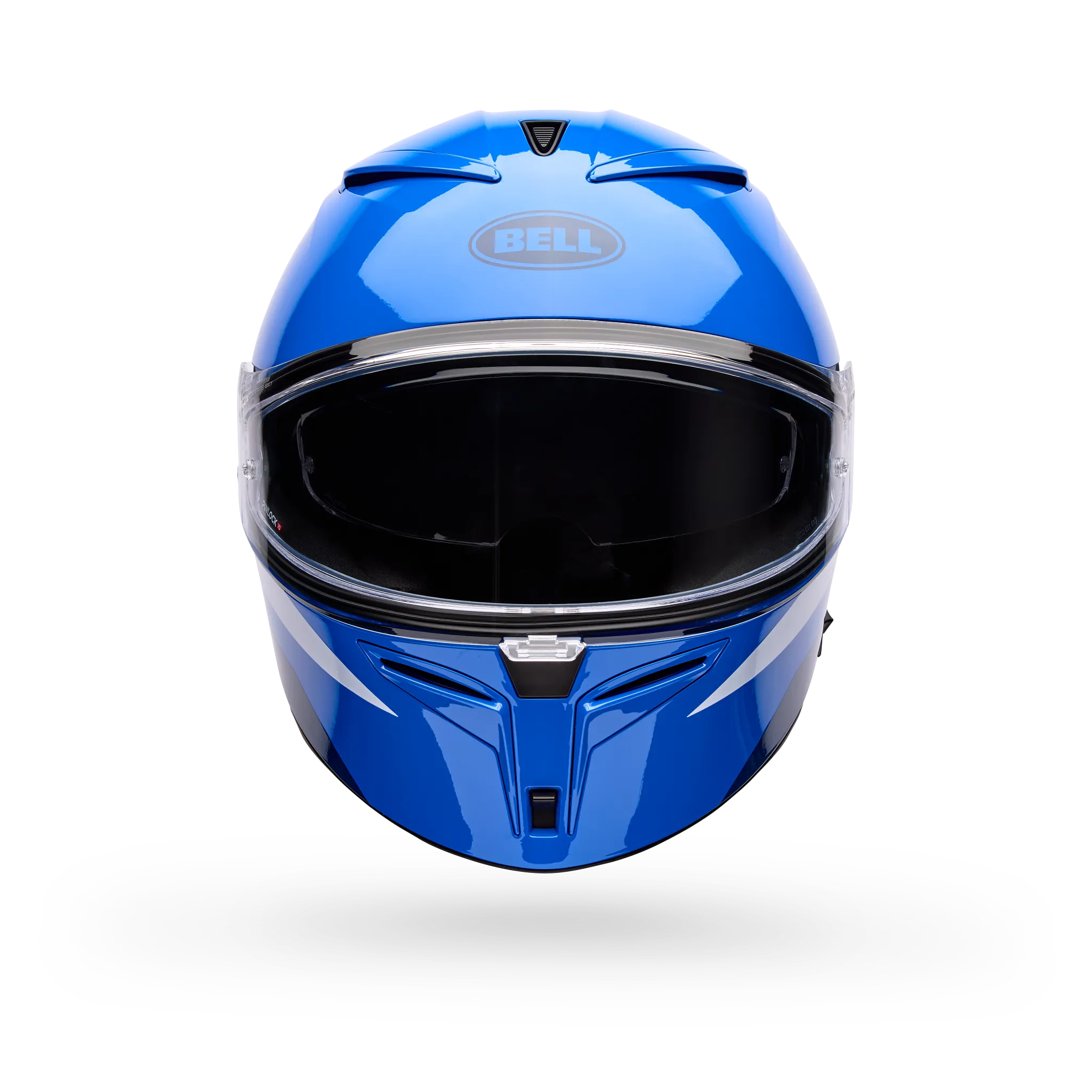 Bell Lithium Flip Full Face Motorcycle Helmet - Blue - Front View