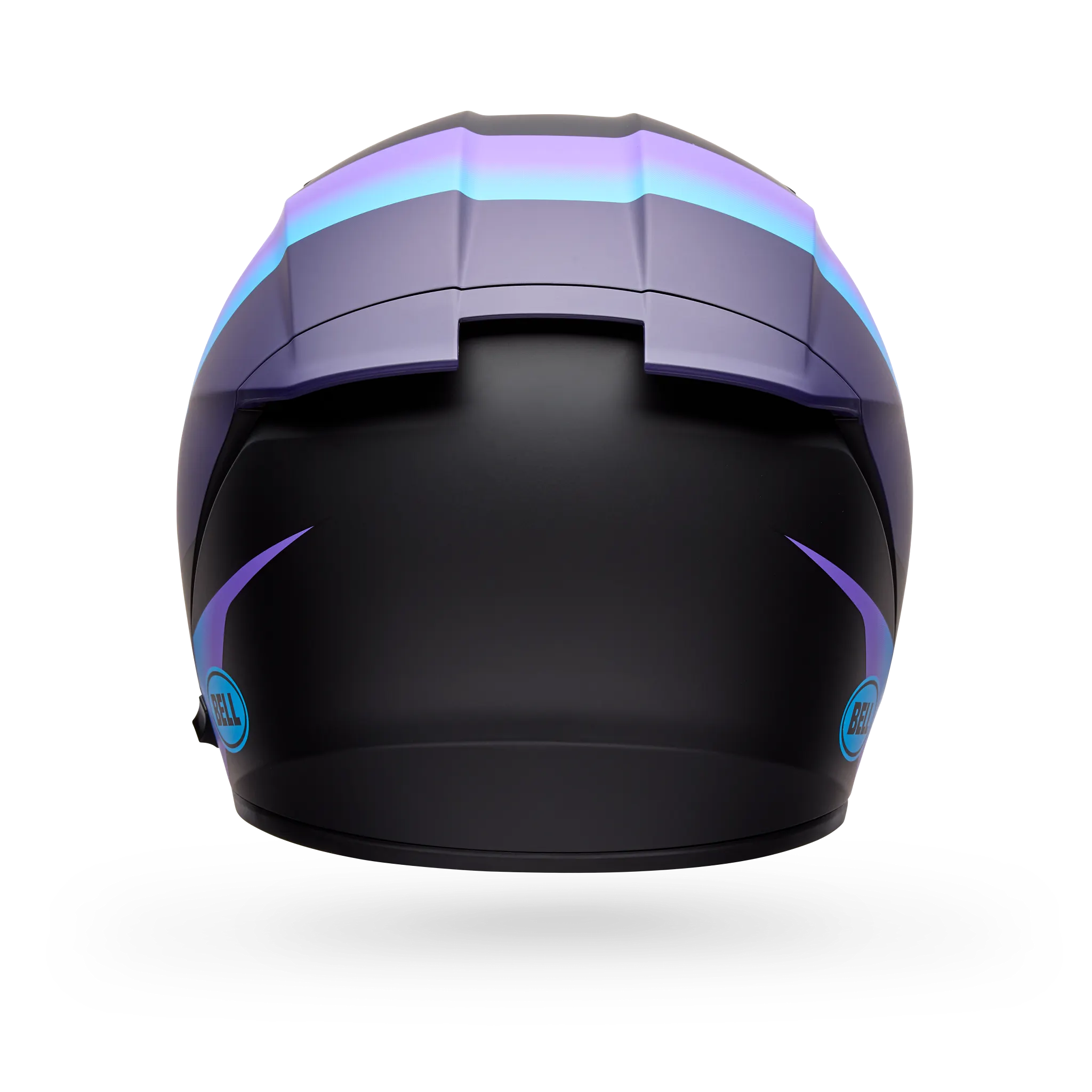 Bell Lithium Passion Full Face Motorcycle Helmet - Black/Purple - Back View