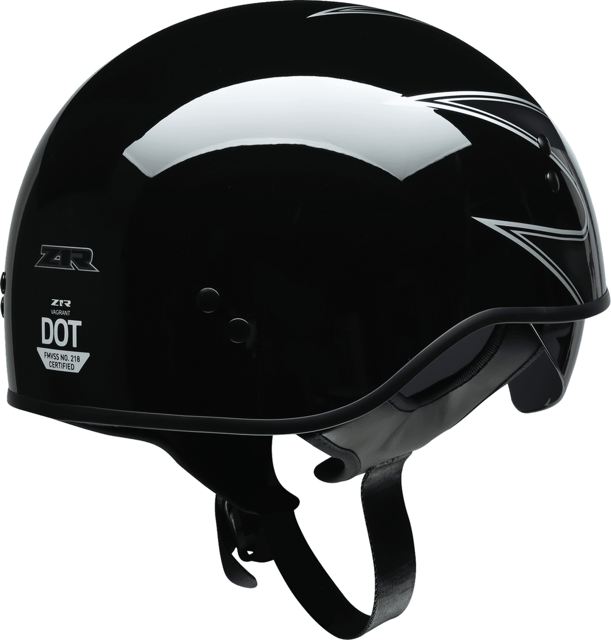 Z1R Vagrant Slash Half Face Motorcycle Helmet